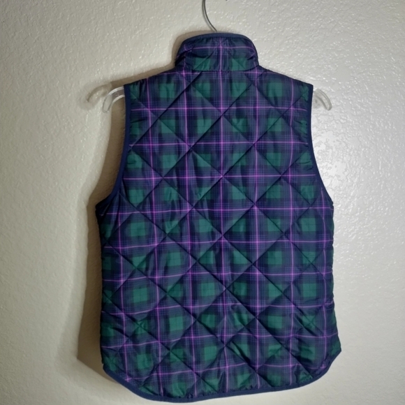 NWT J. CREW factory Printed puffer vest sz S - Picture 5 of 7